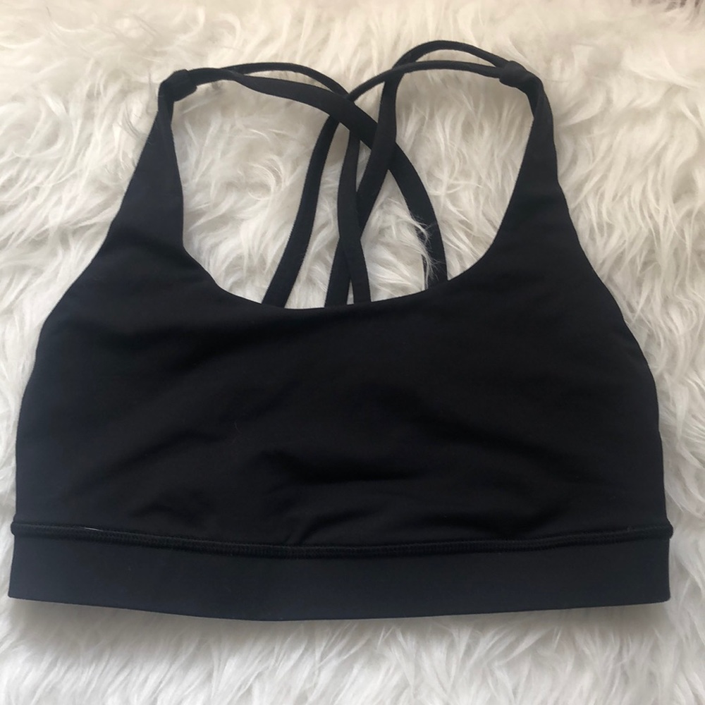 lululemon black sports bra